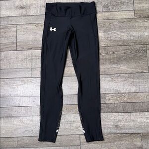 Under Armour Run Compression Jet Black Performance Leggings